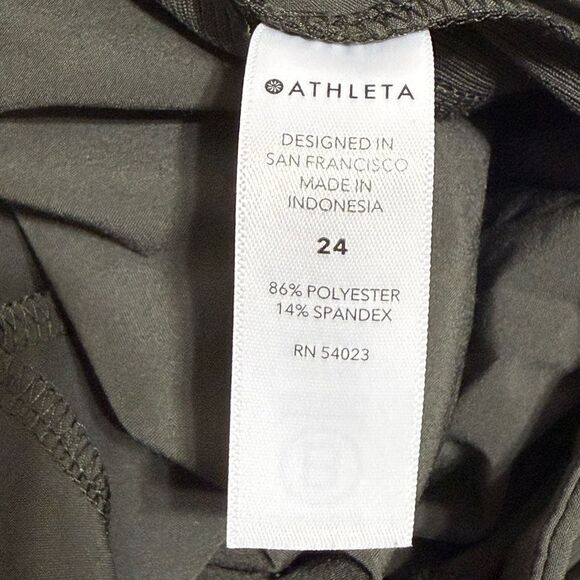 Athleta Brooklyn Legacy Mid Rise Jogger Olive Green - Picture 9 of 10